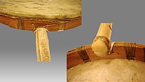 Kelyaut (frame drum), wood, sennet, Native American (Inuit)